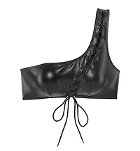Lascana Women's Lace Up One Shoulder Bra