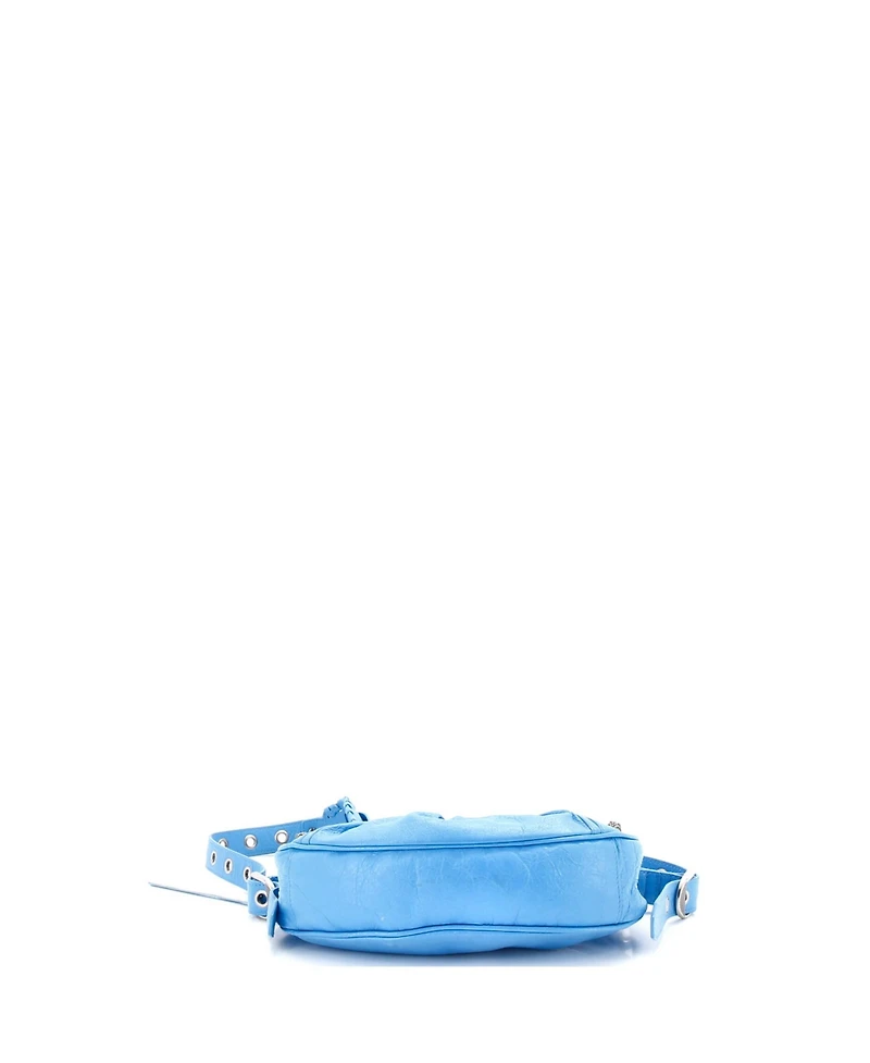 Pre-Owned Balenciaga Xs Le Cagole Giant Studs Shoulder Bag Leather