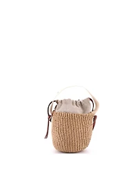 Pre-Owned Chloe Small Woody Basket Tote Woven Raffia