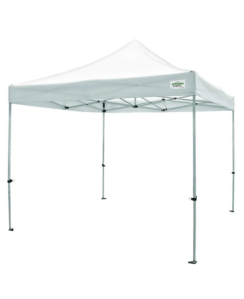 Caravan Canopy TitanShade 10 x 10 Steel Frame Portable Instant Canopy Kit, White