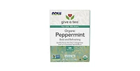 Now Foods Peppermint Tea, 24 Bags