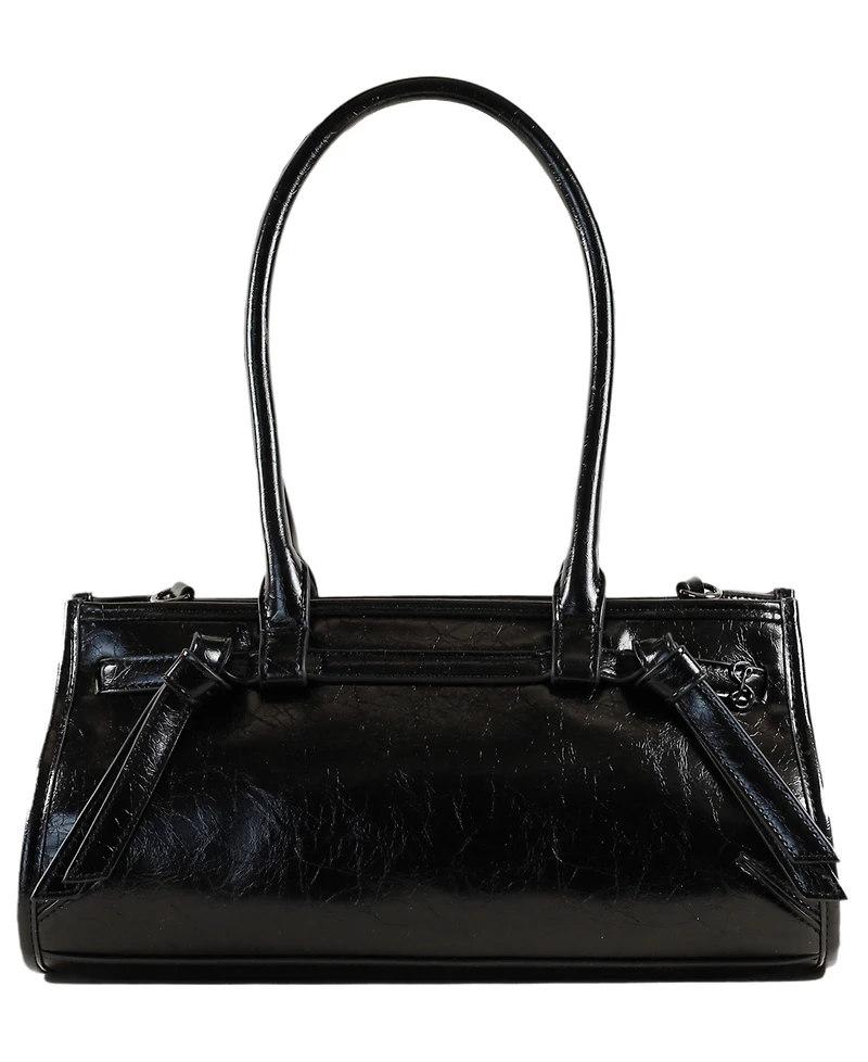 Sam & Libby Onyx Belted Satchel Bag