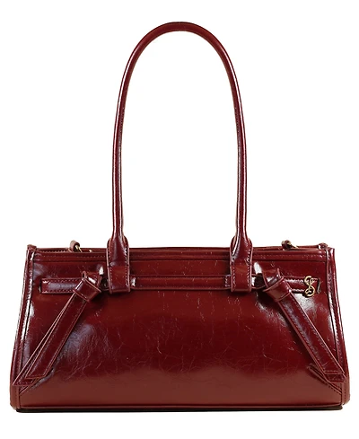 Sam & Libby Onyx Belted Satchel Bag