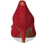 Lauren Ralph Women's Adrienne Suede Bow Pumps