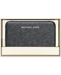 Michael Kors Women's Jet Set Small Zip Around Card Case