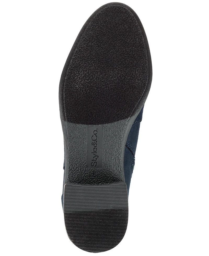 Style & Co Women's Rubyyy Belt Block Heel Booties, Macy's Exclusive