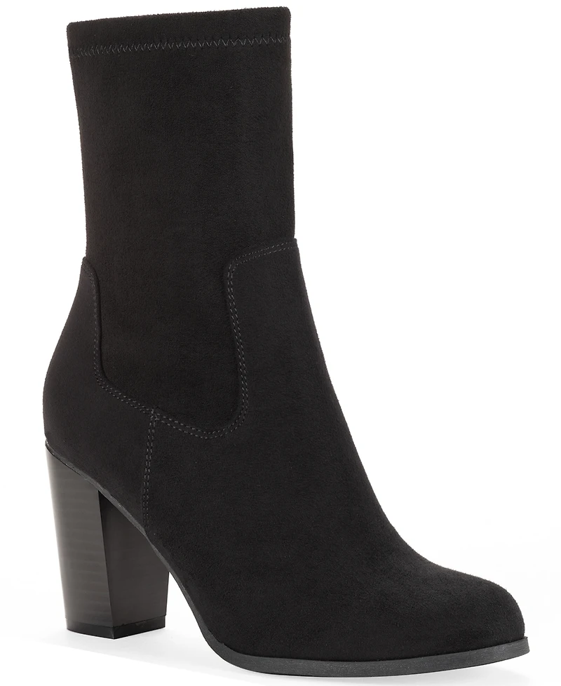 Style & Co Women's Anitaa Stretch Regular Calf Booties, Macy's Exclusive