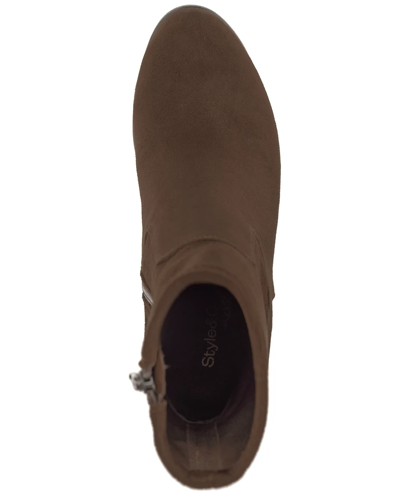 Style & Co Women's Anitaa Stretch Regular Calf Booties, Macy's Exclusive