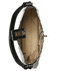 Brahmin Fallon Leather Hobo-Inspired Medium Shoulder Bag