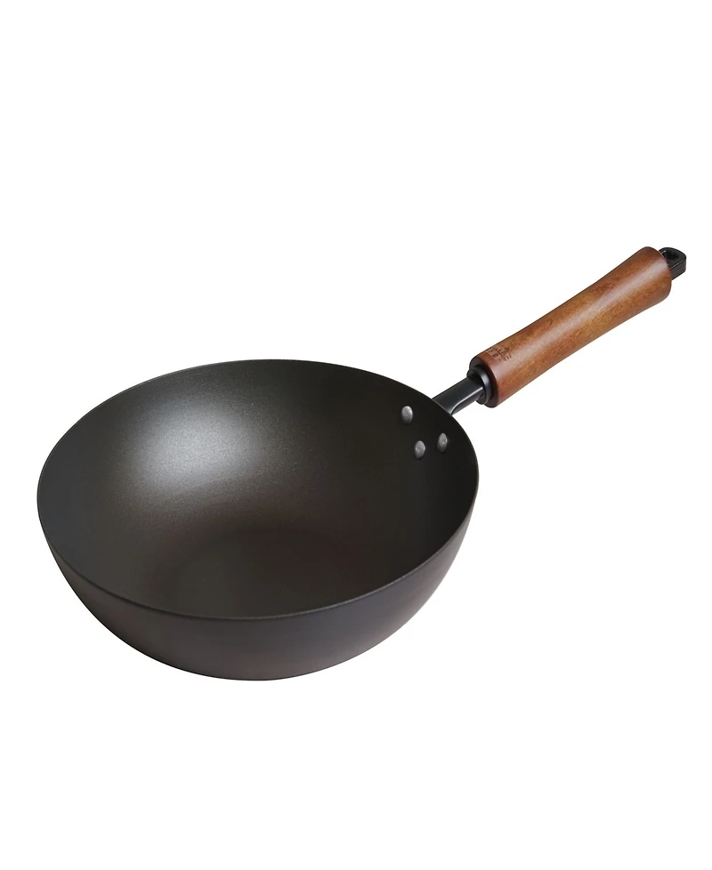 Joyce Chen Carbon Steel Classic Series 9.5" Pre-Seasoned Stir Fry Pan