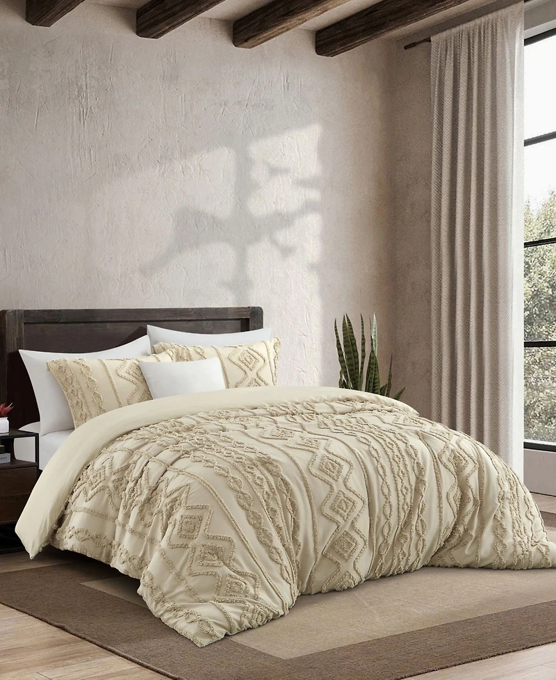 Stratford Park Aluma Geometric 3-Pc. Comforter Set