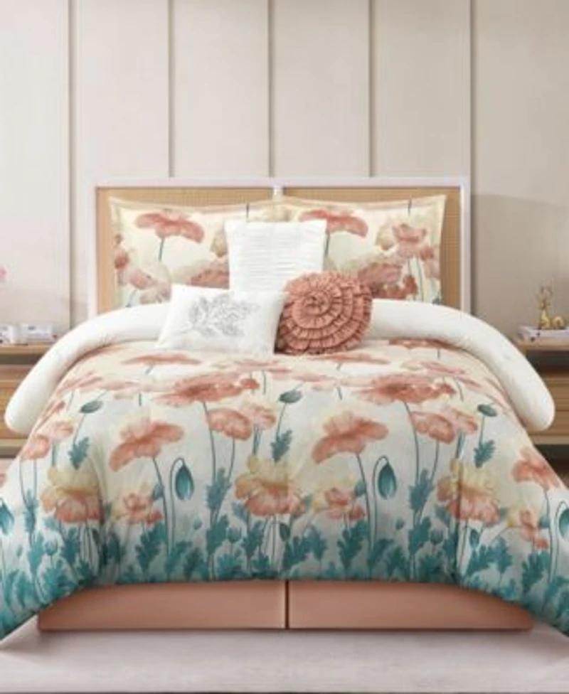 Stratford Park Jade Floral Comforter Sets