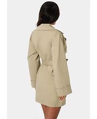 Bebe Women's Trench Blazer Dress