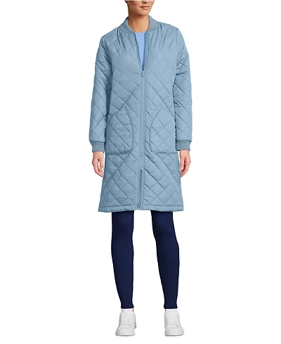 Lands' End Women's FeatherFree Insulated Bomber Coat