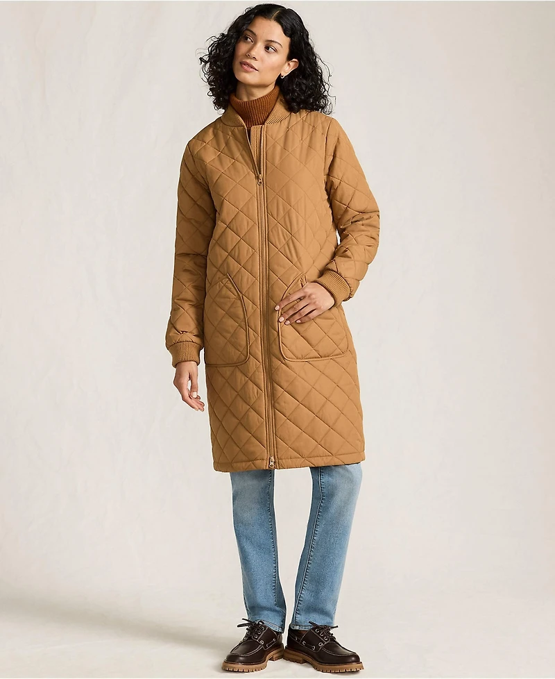Lands' End Women's FeatherFree Insulated Bomber Coat
