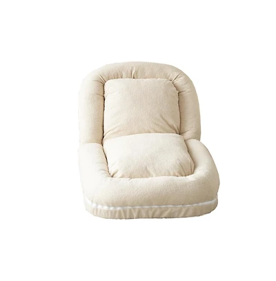 Cesicia Triple Fold-Down Sofa Adjustable Recliner with Thick Mattress for Multifunctional Use