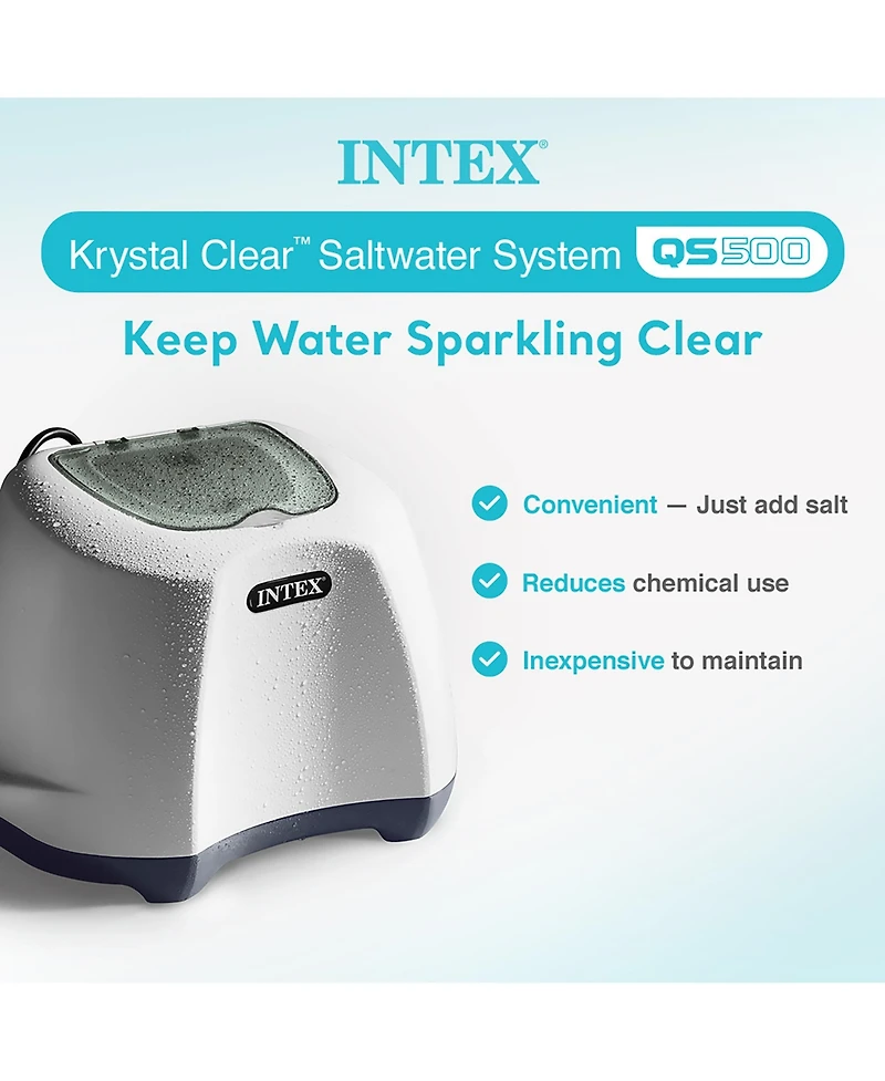Intex Krystal Clear Saltwater System for 7000 Gallon Above Ground Swimming Pool
