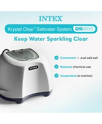 Intex Krystal Clear Saltwater System for 7000 Gallon Above Ground Swimming Pool