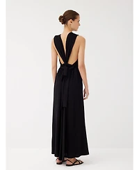 Labeca London Us Women's Laila Black Multiway Maxi Dress - m-l /
