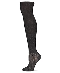 MeMoi Women's Dashing Diamond Over The Knee Warm Cotton Blend Sock