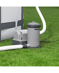 Bestway 2,500 Gallon Filter Pump Set for Above Ground Outdoor Swimming Pools