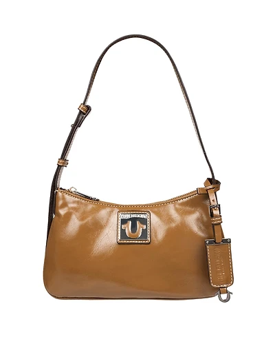 True Religion Crinkle Finish Shoulder Bag