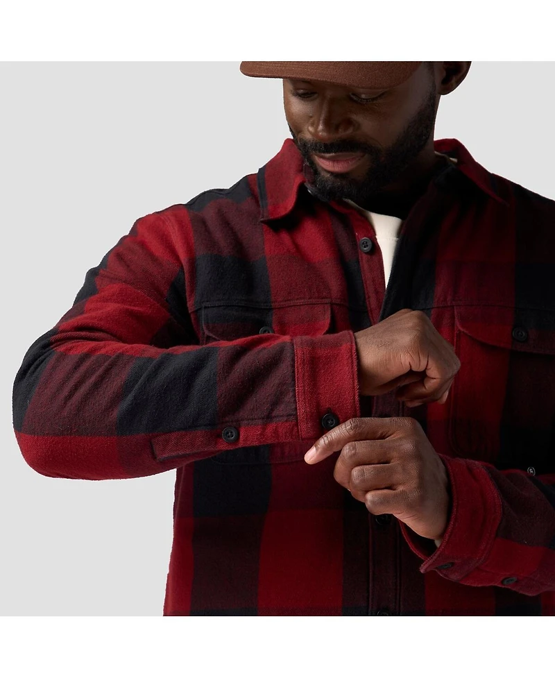Backcountry Men's Venture Pile-Fleece Lined Flannel Shirt Jacket-