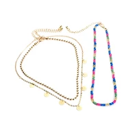 Sohi Women's Everyday Multi-Layer Necklace