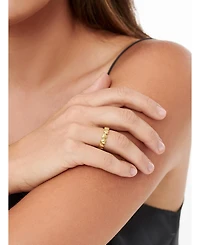 Devata Sweet Heart Ring in Gold Plated Sterling Silver