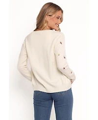 Petal and Pup Women's Millen Flower Embroidery Cardigan