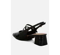 Cananga Block Heel Slingback Sandals Women