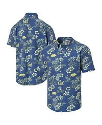 Reyn Spooner Men's Navy Cal Bears Kekai Classic Tri-Blend Button-Down Shirt