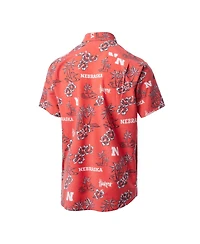 Reyn Spooner Men's Scarlet Nebraska Huskers Kekai Classic Tri-Blend Button-Down Shirt