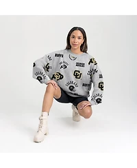 Gameday Couture Women's Gray Colorado Buffaloes Always on Repeat Fleece Sweatshirt