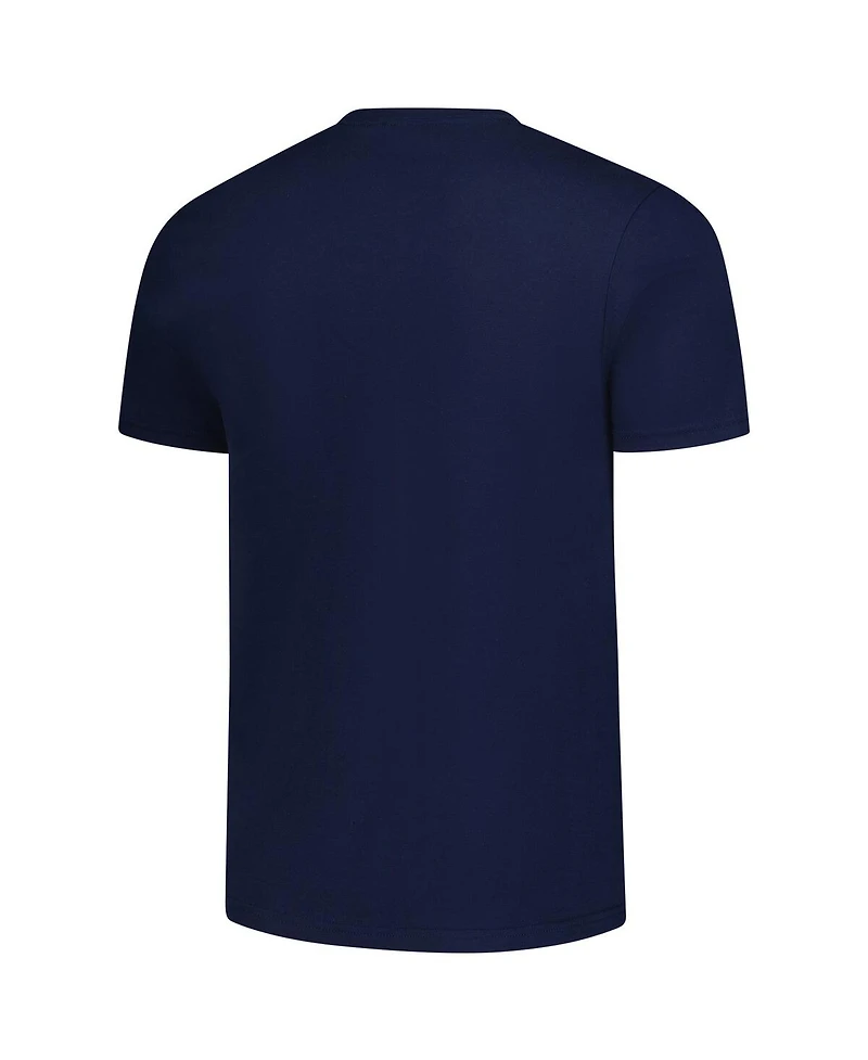 Stitches Men's and Women's Caitlin Clark Navy Indiana Fever Dynasty Apparel Player Name Number Logo T-Shirt