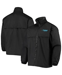 Dunbrooke Men's Black Carolina Panthers Triumph Fleece Full-Zip Jacket