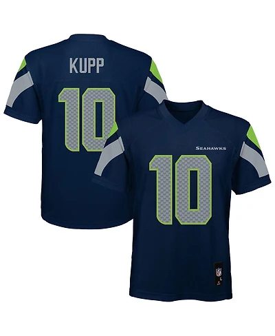 Outerstuff Big Boys and Girls Cooper Kupp College Navy Seattle Seahawks Replica Player Jersey