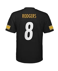 Outerstuff Preschool Aaron Rodgers Black Pittsburgh Steelers Replica Player Jersey