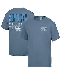 Comfortwash Men's Blue Kentucky Wildcats Big Name T-Shirt