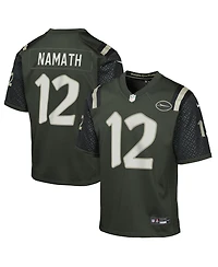 Nike Big Boys and Girls Joe Namath Gotham Green New York Jets 2025 Rivalries Collection Retired Player Game Jersey