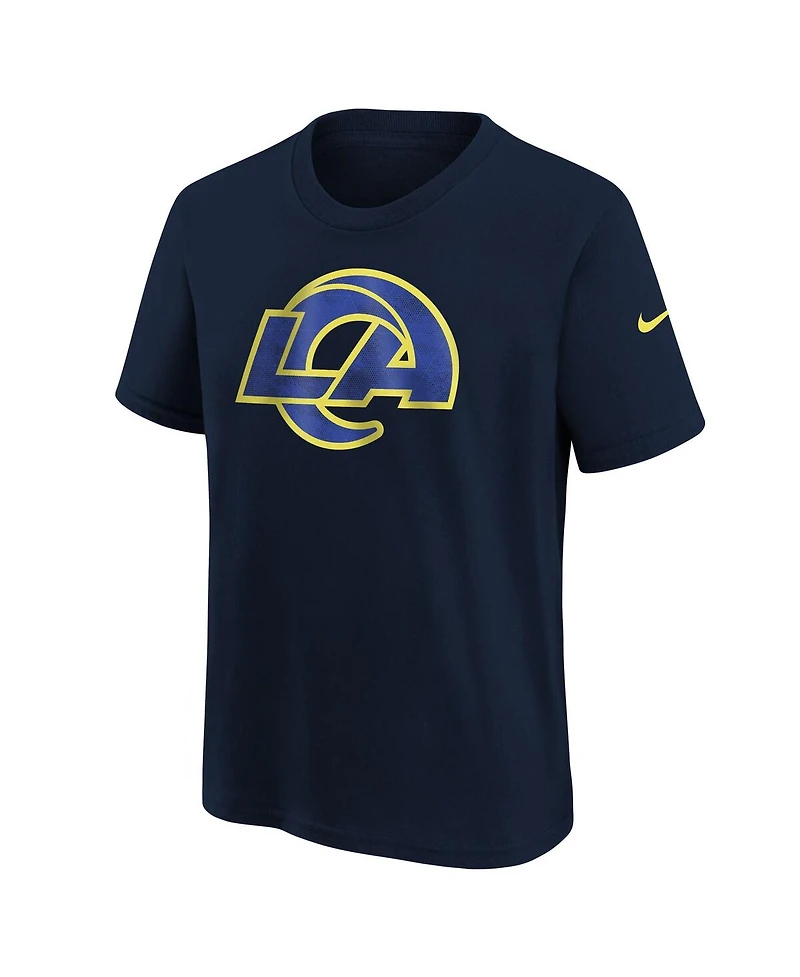 Nike Big Boys and Girls Midnight Blue Los Angeles Rams 2025 Rivalries Collection T-Shirt