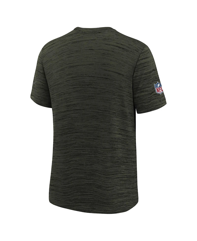 Nike Big Boys and Girls Gotham Green New York Jets 2025 Rivalries Collection Sideline Velocity Dri-fit T-Shirt