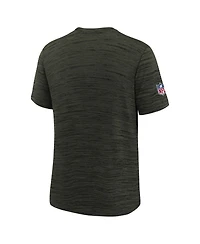 Nike Big Boys and Girls Gotham Green New York Jets 2025 Rivalries Collection Sideline Velocity Dri-fit T-Shirt