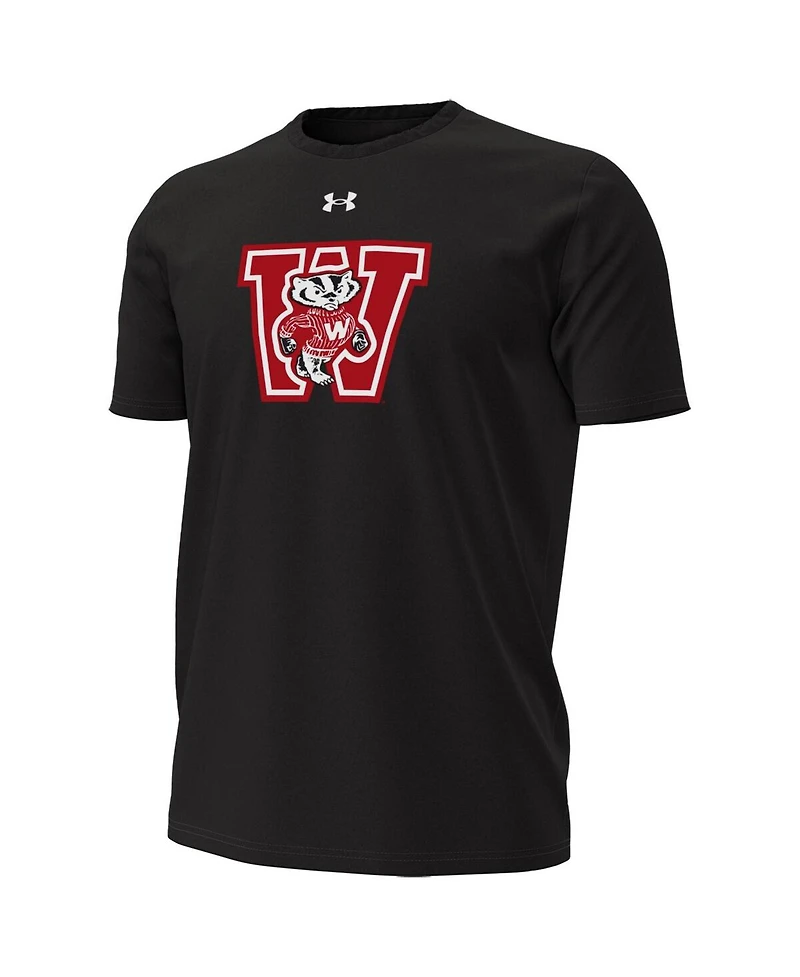 Under Armour Men's Wisconsin Badgers Throwback Performance T-Shirt