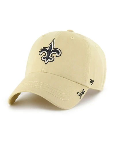 '47 Brand Women's Gold New Orleans Saints Miata Clean Up Adjustable Hat