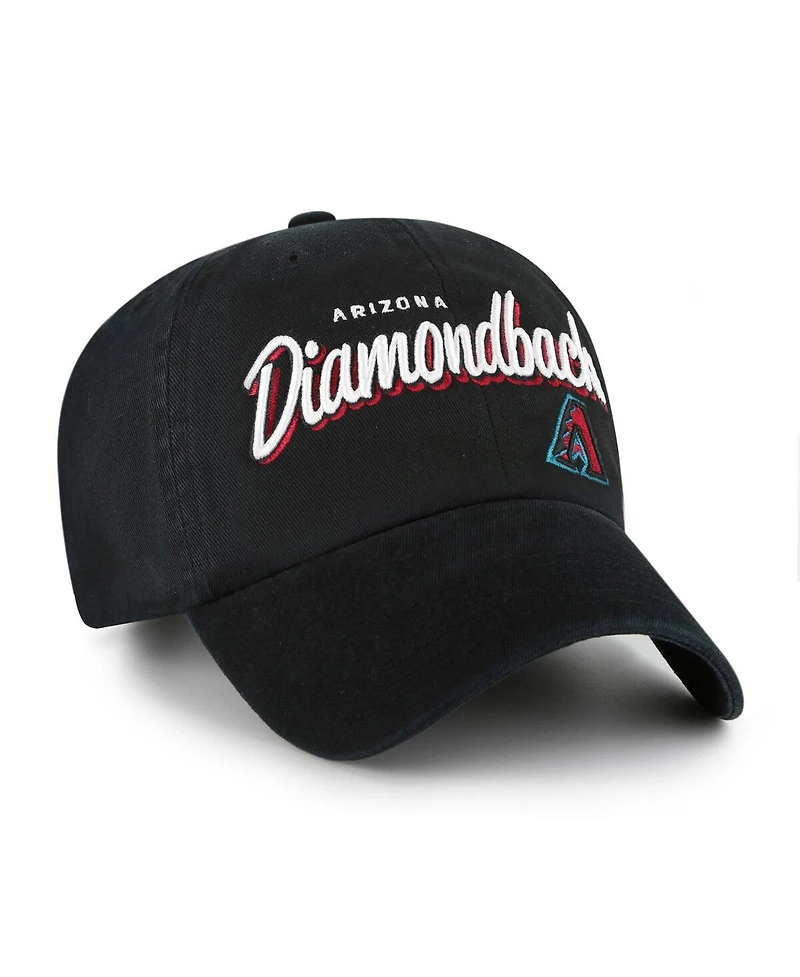 '47 Brand Women's Black Arizona Diamondbacks Ariana Clean Up Adjustable Hat