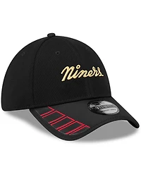 New Era Men's Black San Francisco 49ers 2025 Rivalries Collection Fan Pack 39THIRTY Flex Hat
