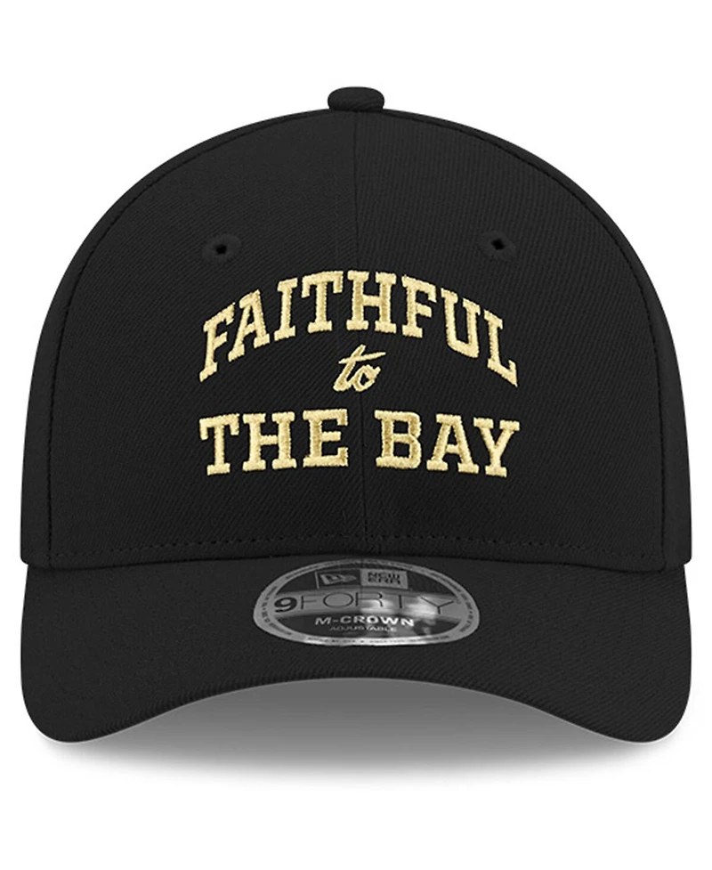 New Era Men's Black San Francisco 49ers 2025 Rivalries Collection Team 9FORTY M-Crown Adjustable Hat
