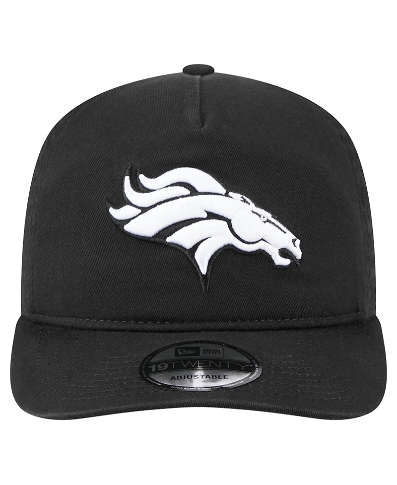 New Era Men's Black/White Denver Broncos 19TWENTY Adjustable Hat