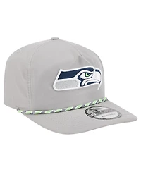 New Era Men's Gray Seattle Seahawks Rope 19TWENTY Hat